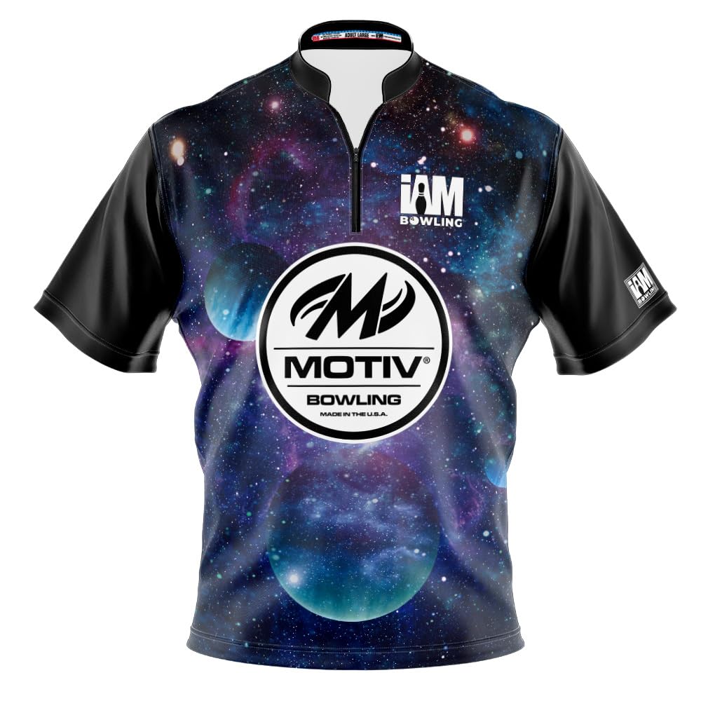 Logo Infusion Dye-Sublimated Bowling Jersey (Sash Collar) - I AM Bowling Fun Design 2023-MT - Motiv (3X-Large) Multicolored