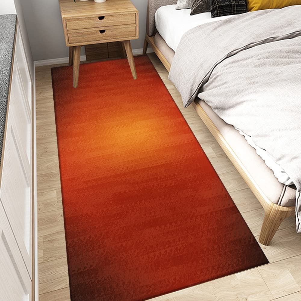 Läufer Teppich Flur Modern Abstrakt rutschfest Waschbar Teppich für Küche Wohnzimmer