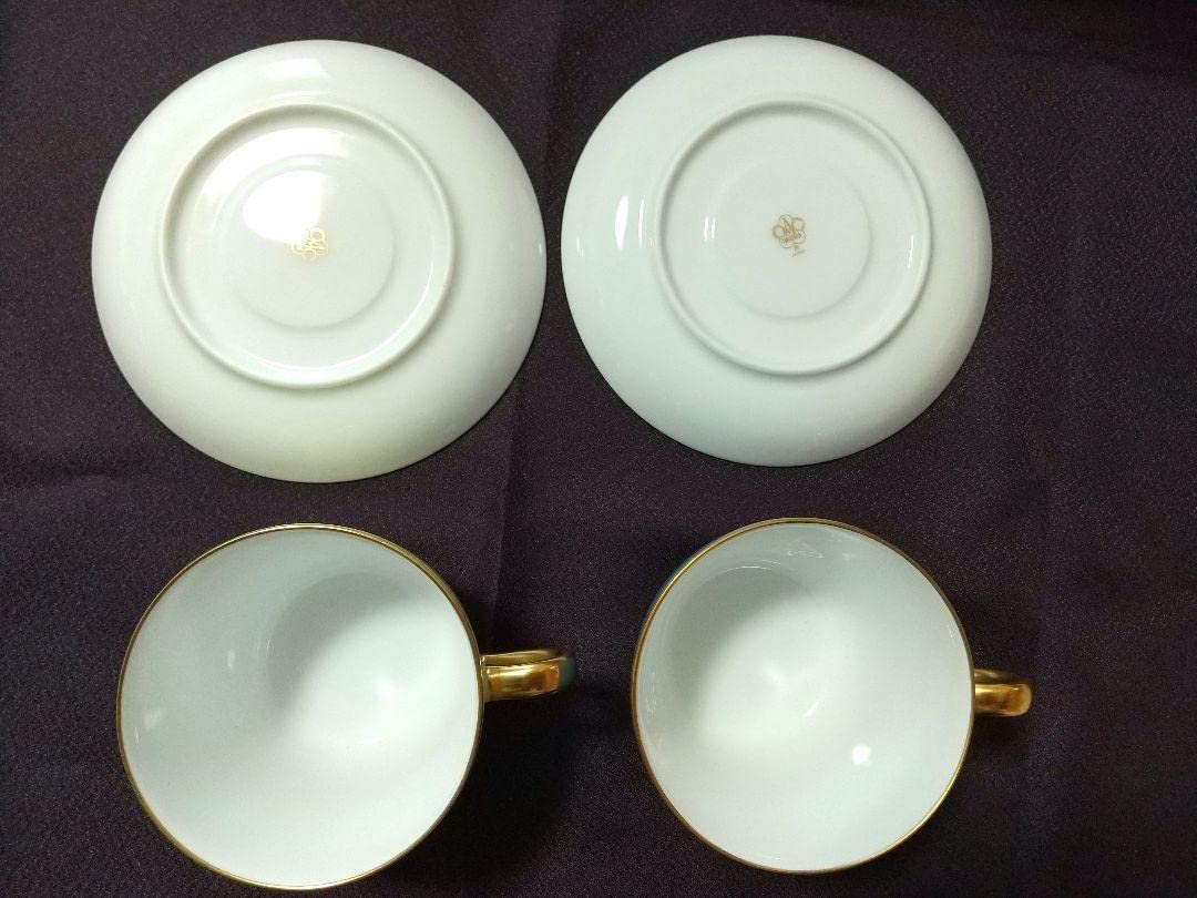 Amazon.co.jp: 大倉陶園 OKURA CHINA カップ&ソーサー イエロー ブルー 