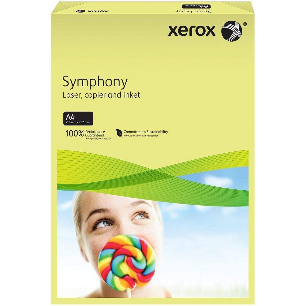 Xerox Symphony pastelowy żółty 003R93975 A4 210 x 297 mm 80 g/m2 PEFC2 500 sh/RM 5rm/BX