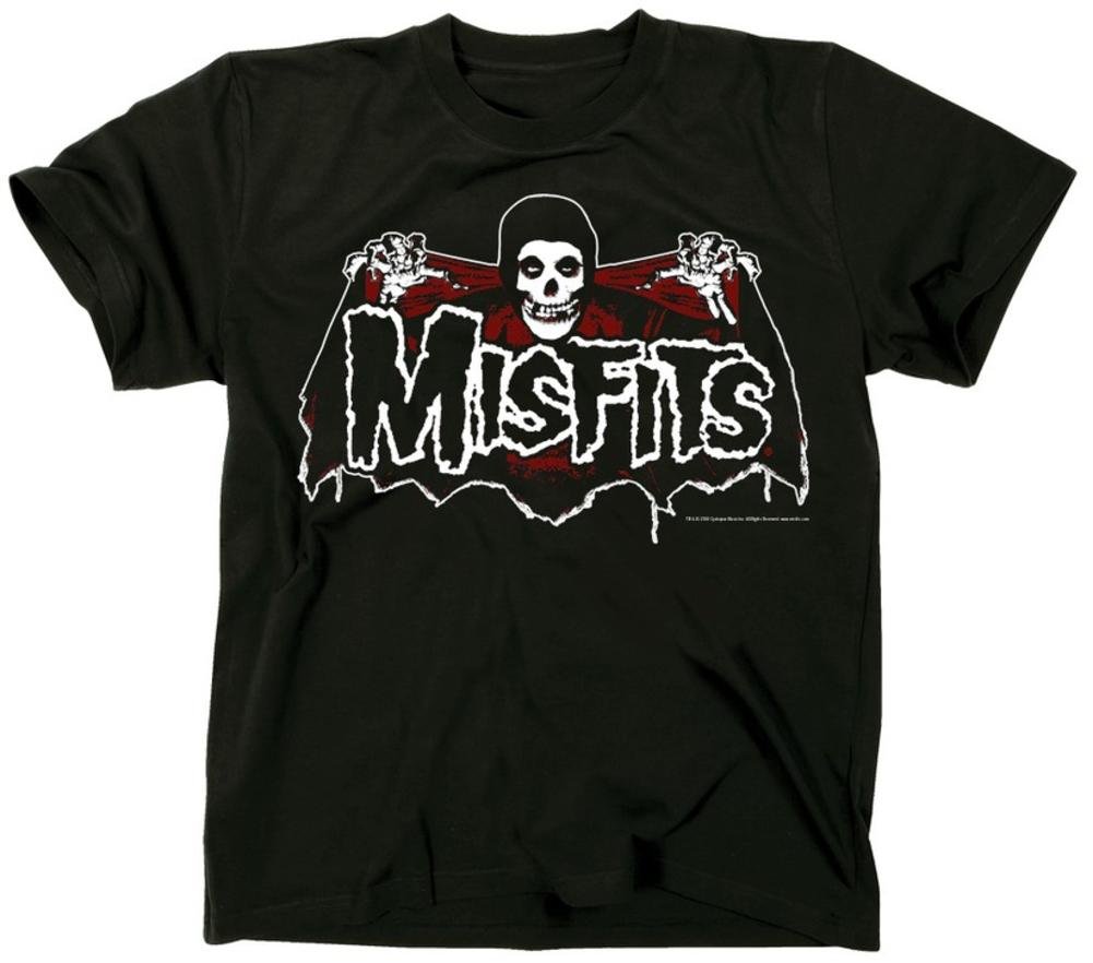 MisfitsThe Misfits- Batfiend Red Cape T-Shirt Size