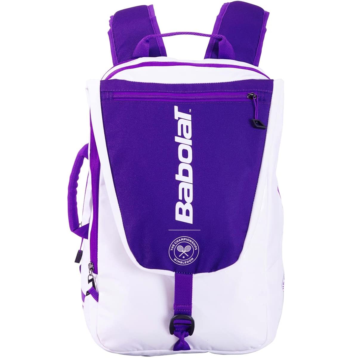 Backpack Pure Wimbledon Backpack, Adult Unisex, Blanc Violet MYS (White) One Size
