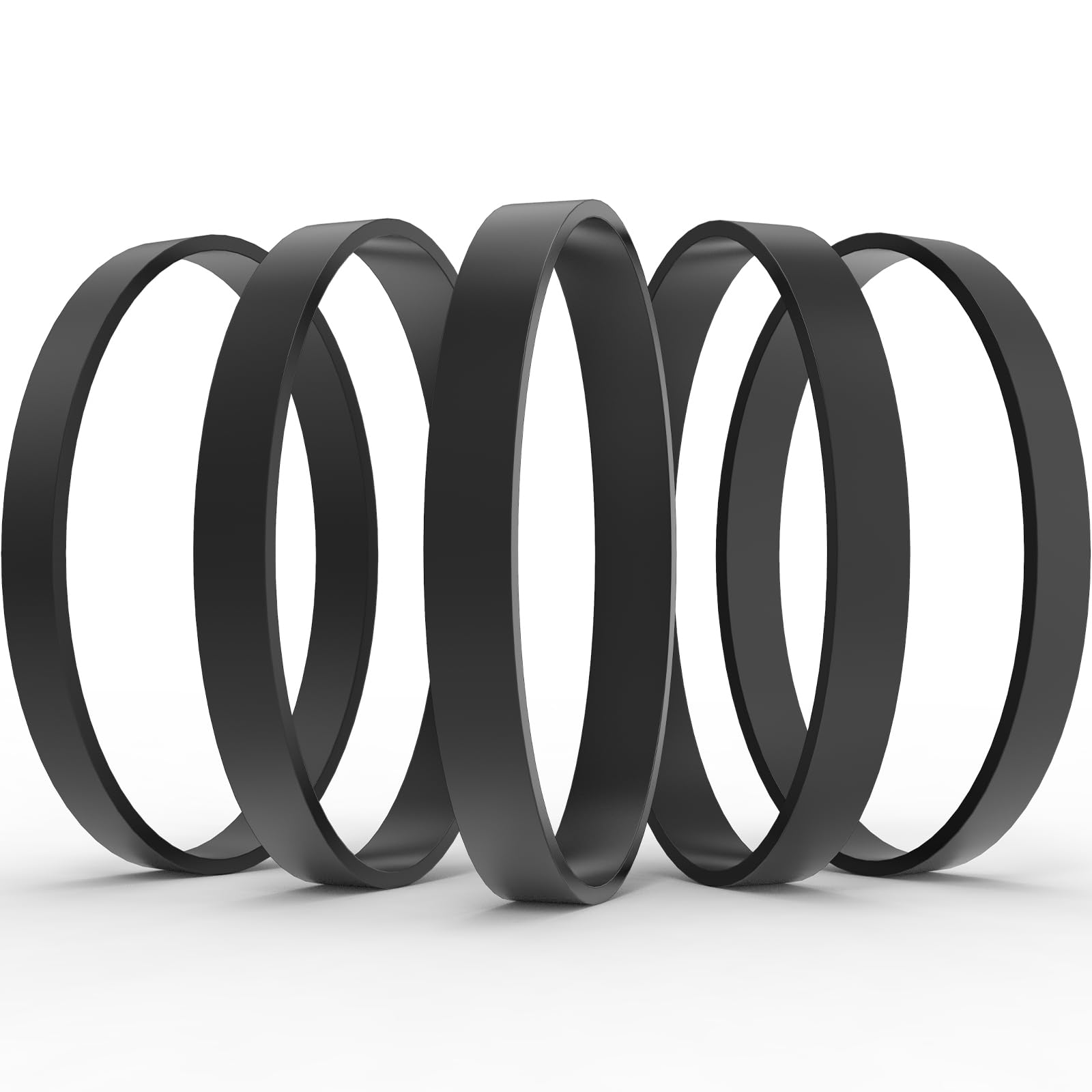 5-Pack Vacuum Belt for Bissell 7/9/10 p/n 3031120, Upgraded Pet Vacuum Cleaner Belt for Bissell Powerforce Helix Cleanview Powerlifter Swivel Rewind Vac Cleaner Replacement Pn 2031093 3031123 32074