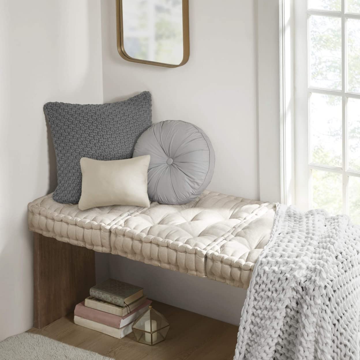 Amazon.com: Intelligent Design Floor Pillow, Large Cushion for