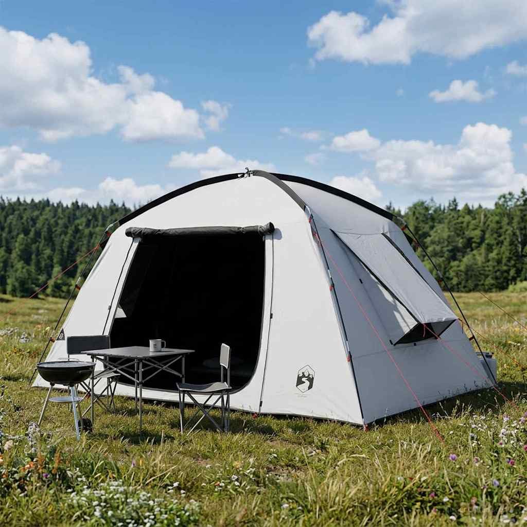Tienda Cabane Gris Y Naranja 400 x 210 x 180 cm Poliéster