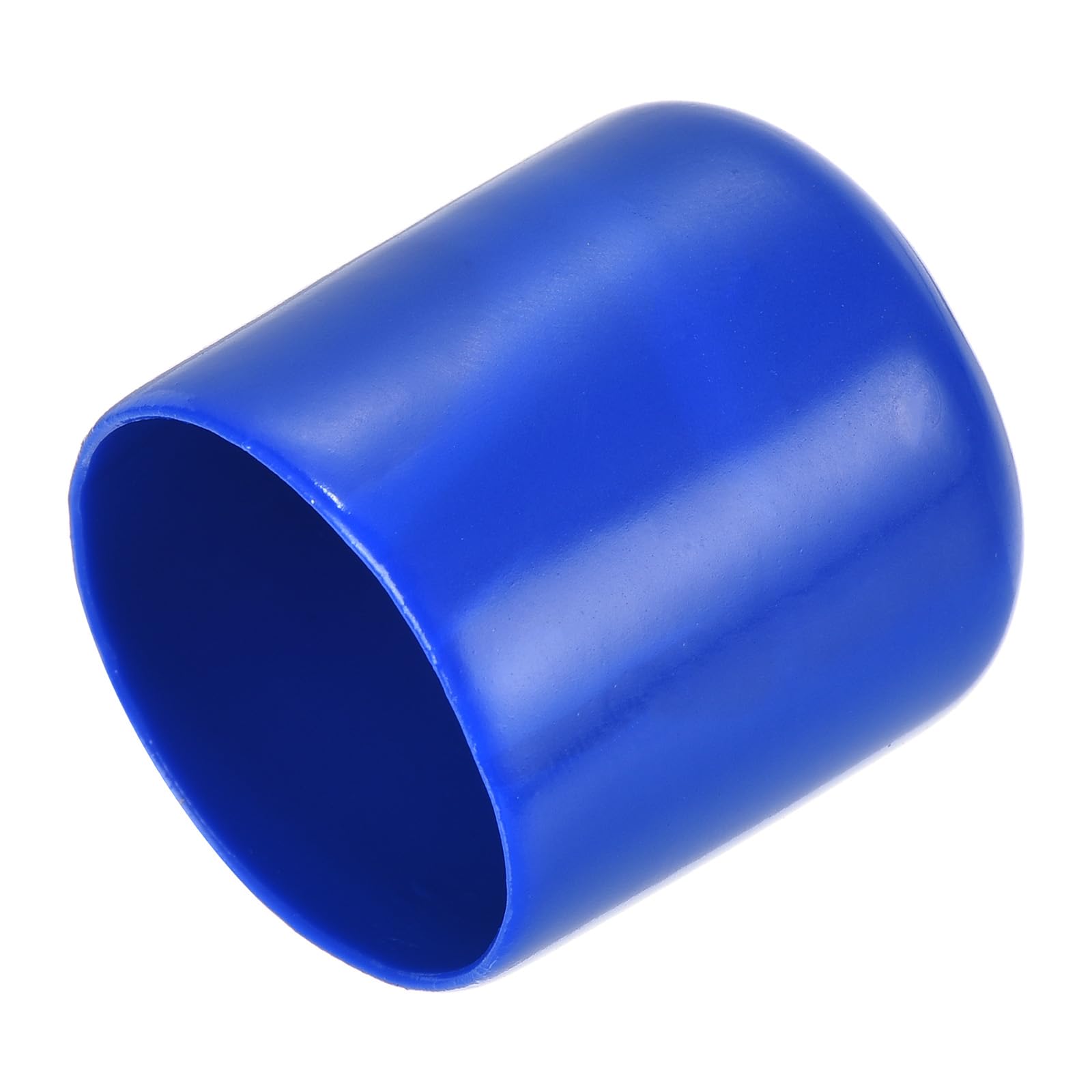 uxcell 20pcs Rubber End Caps 28mm ID Vinyl Round Tube Bolt Cap Cover Screw Thread Protectors Blue