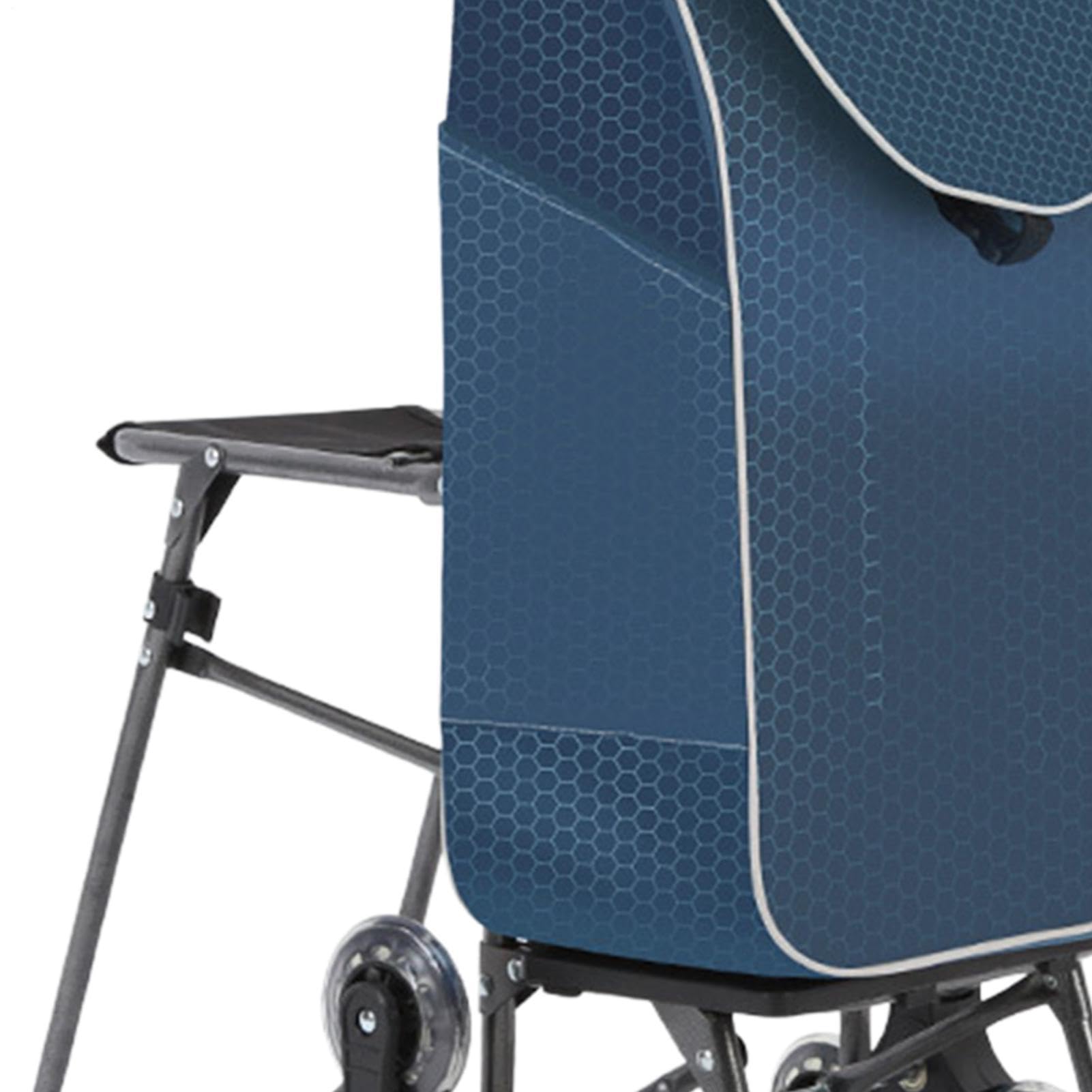 Carrello Saliscale Per La Spesa Borsa Trolley Portatile A 3 Ruote Per Scale | Carrello Spesa Portatile Per Anziani Appartamento Lavanderia Casa Uso Domestico Auto Autobus Supermercato Mercato