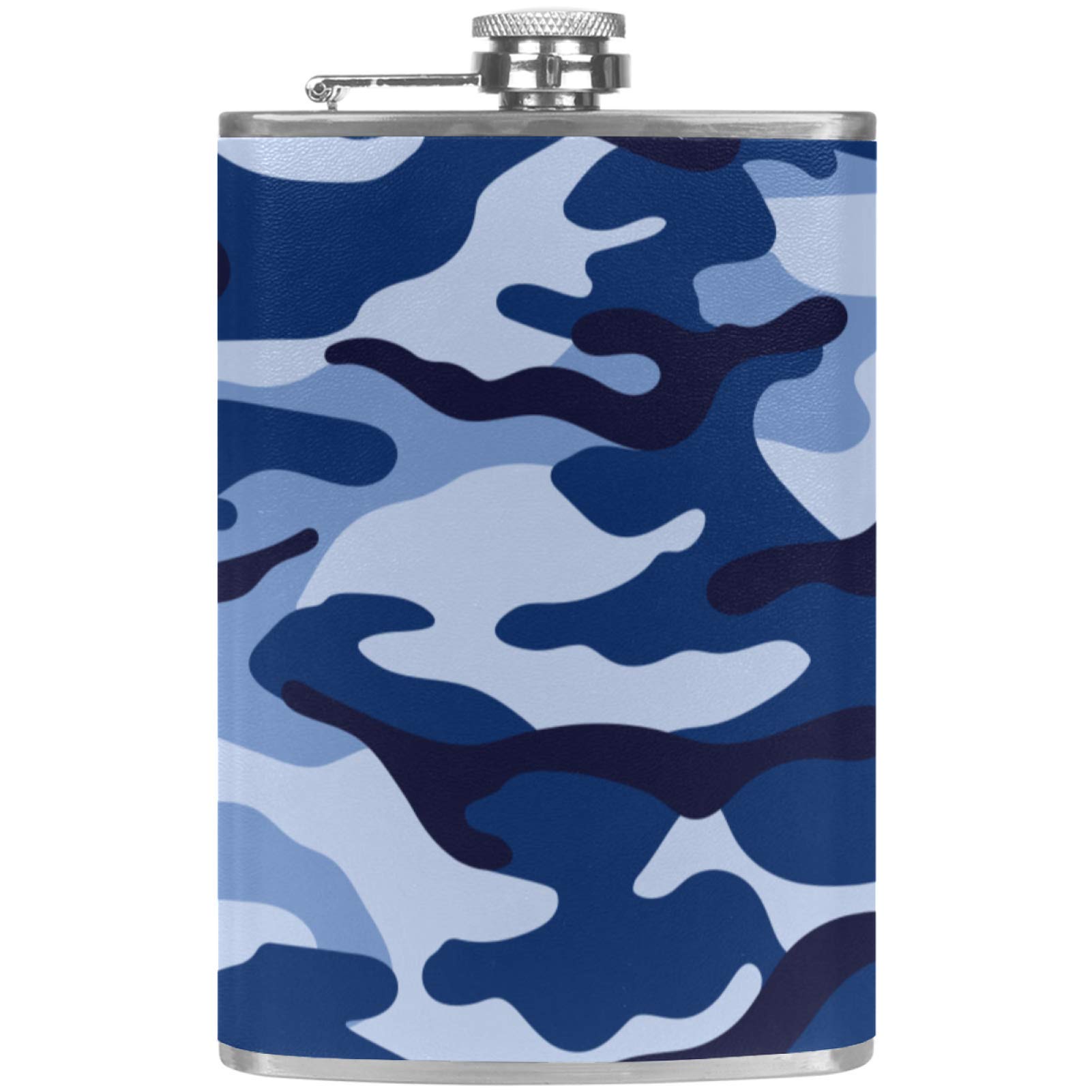 Flasque à whisky de poche avec entonnoir coffret cadeau camouflage pour buveurs