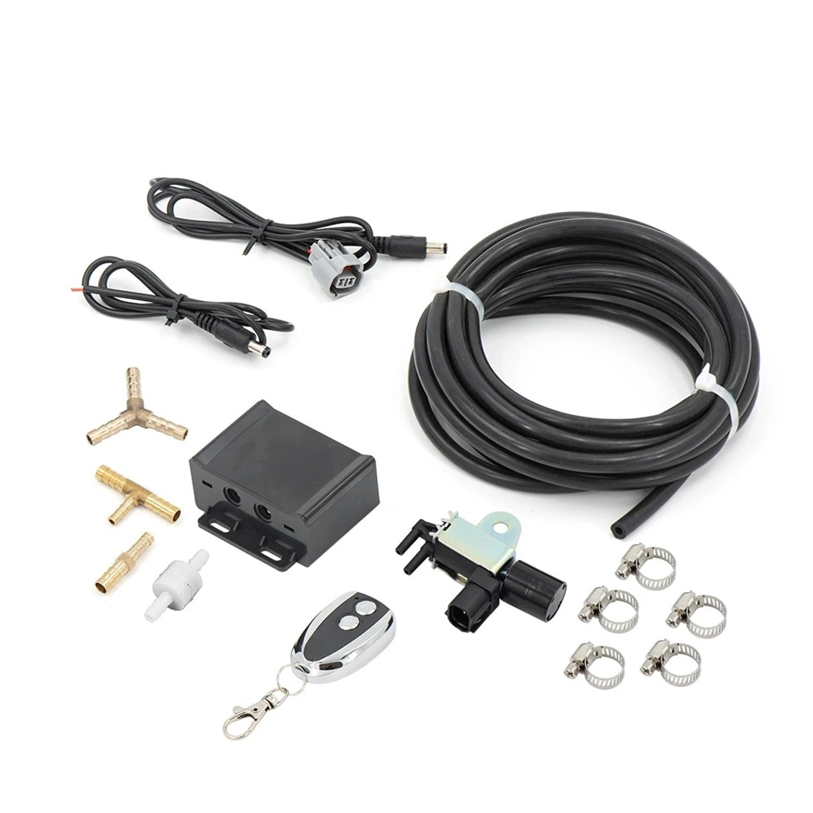 Universal Wireless Remote Vacuum Exhaust Cutout Valve Controller Set with Remote for BMW EGR Valve Exaust Gas Recirculation Valve