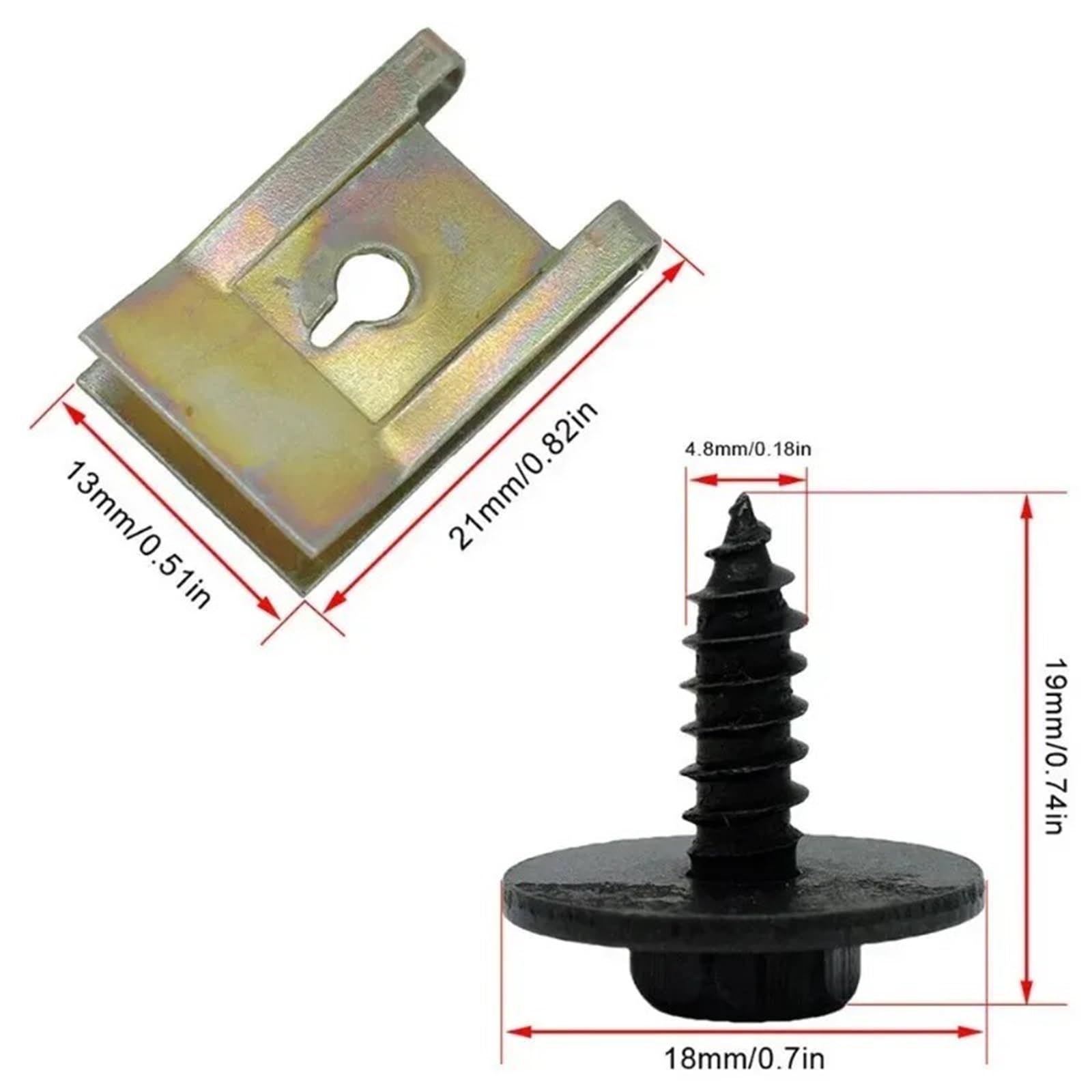 Cabeza Hexagonal Roscada Para Protección Inferior Motor Para BMW