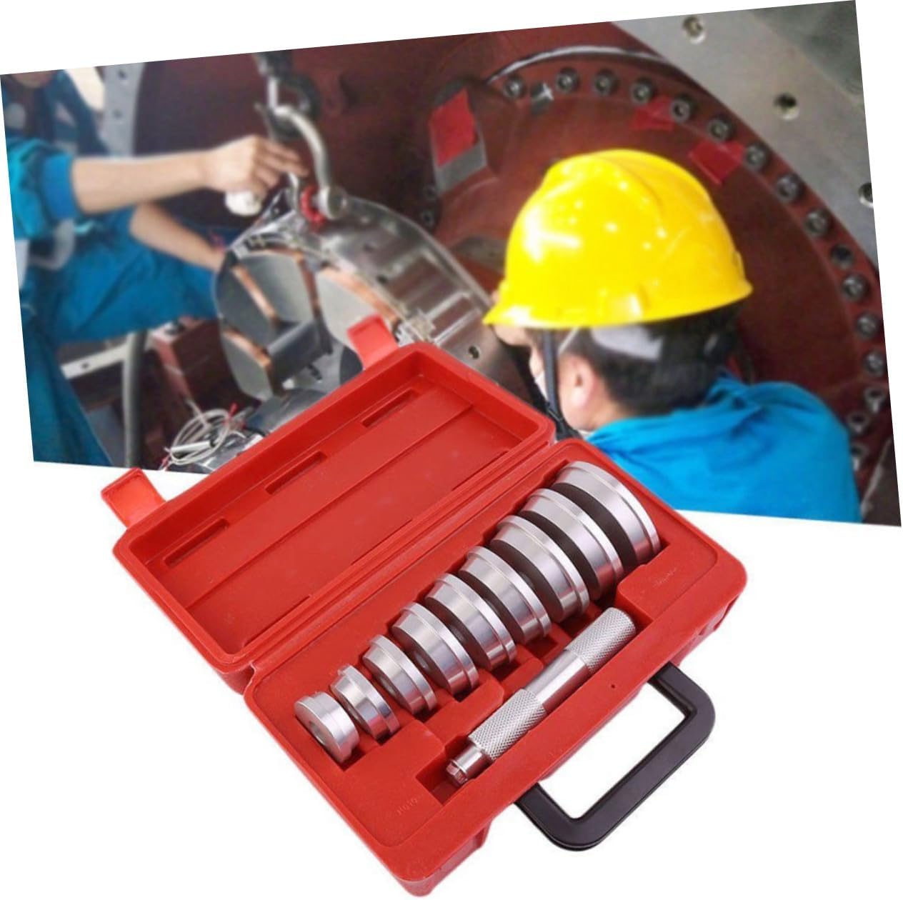 Alipis 10pcs Bearing Puller Tool for Automotive Bushing Aluminum Construction Axle Seal Tool Easy Removal Installation