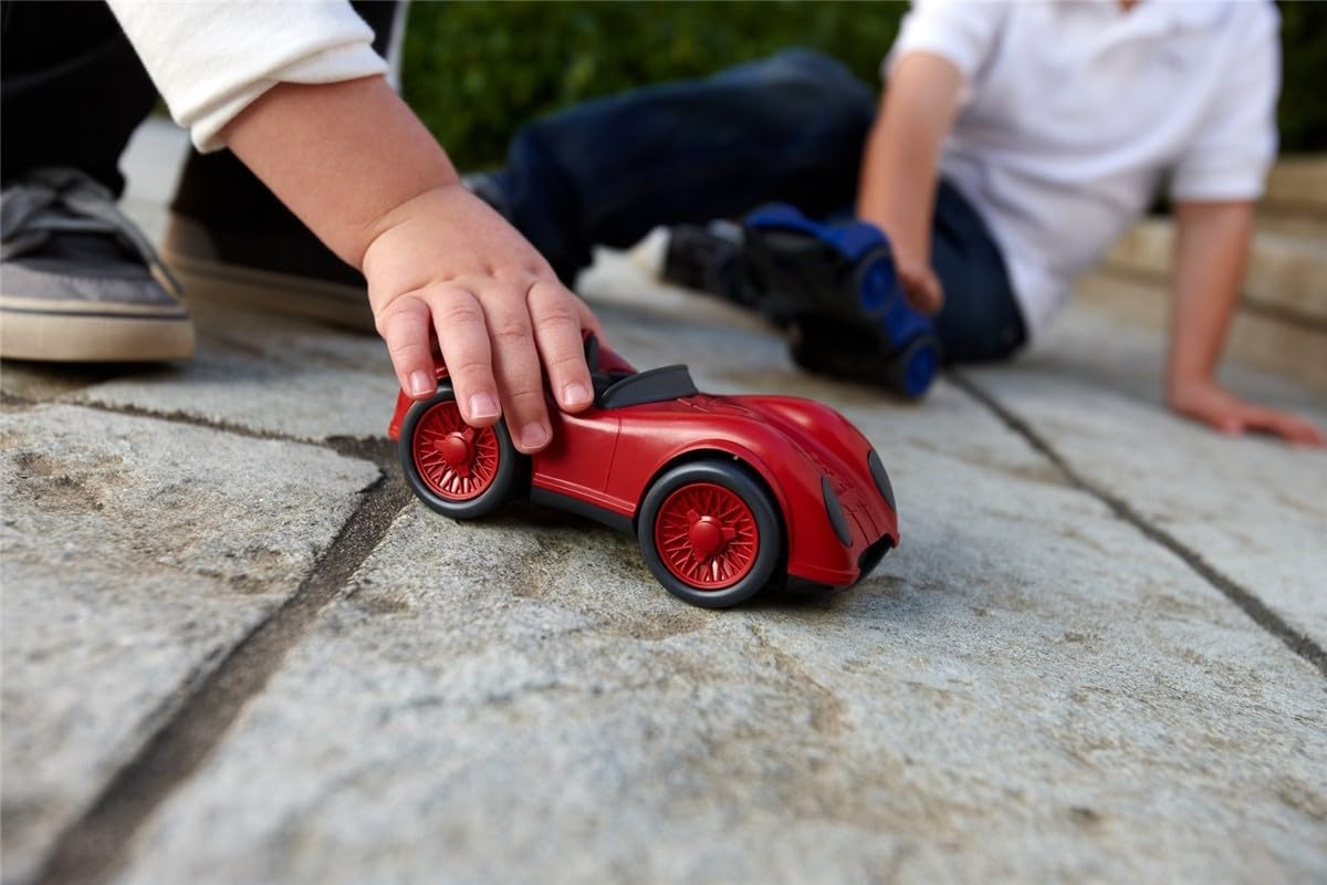 Amazon.com: Green Toys Race Car -Red : Toys & Games