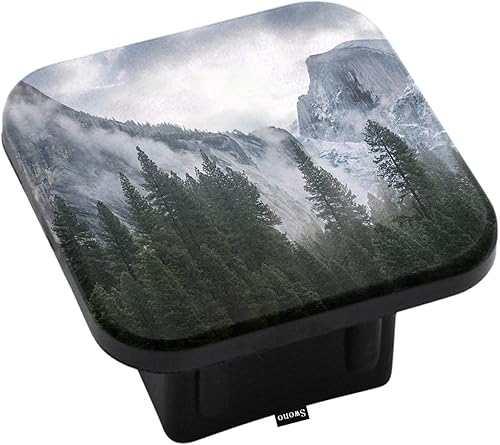 Miniatura 8 de Swono Cubierta de enganche de remolque de rosas, diseño retro, diseño de ramo de agua, color negro, rosa, cubierta de enganche de remolque,