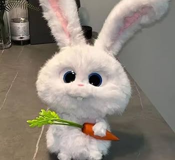 Amazon.co.jp: 映画 ペット スノーボール ぬいぐるみ ウサギ