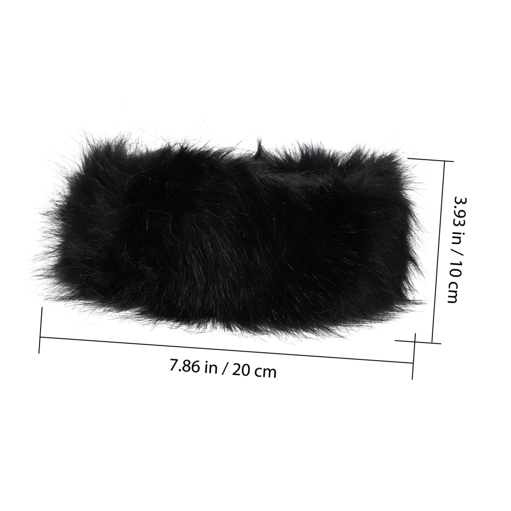 5pièces Bandeau Fausse Pour Femmes Accessoire Capillaire Chaud Et Élégant Parfait Pour Hiver Sorties