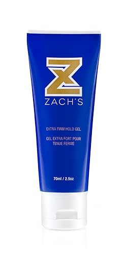 Miniatura 1 de Zach's Gel de retención extra firme de cera de 2.5 oz de tamaño de viaje Gel para el cabello para hombres