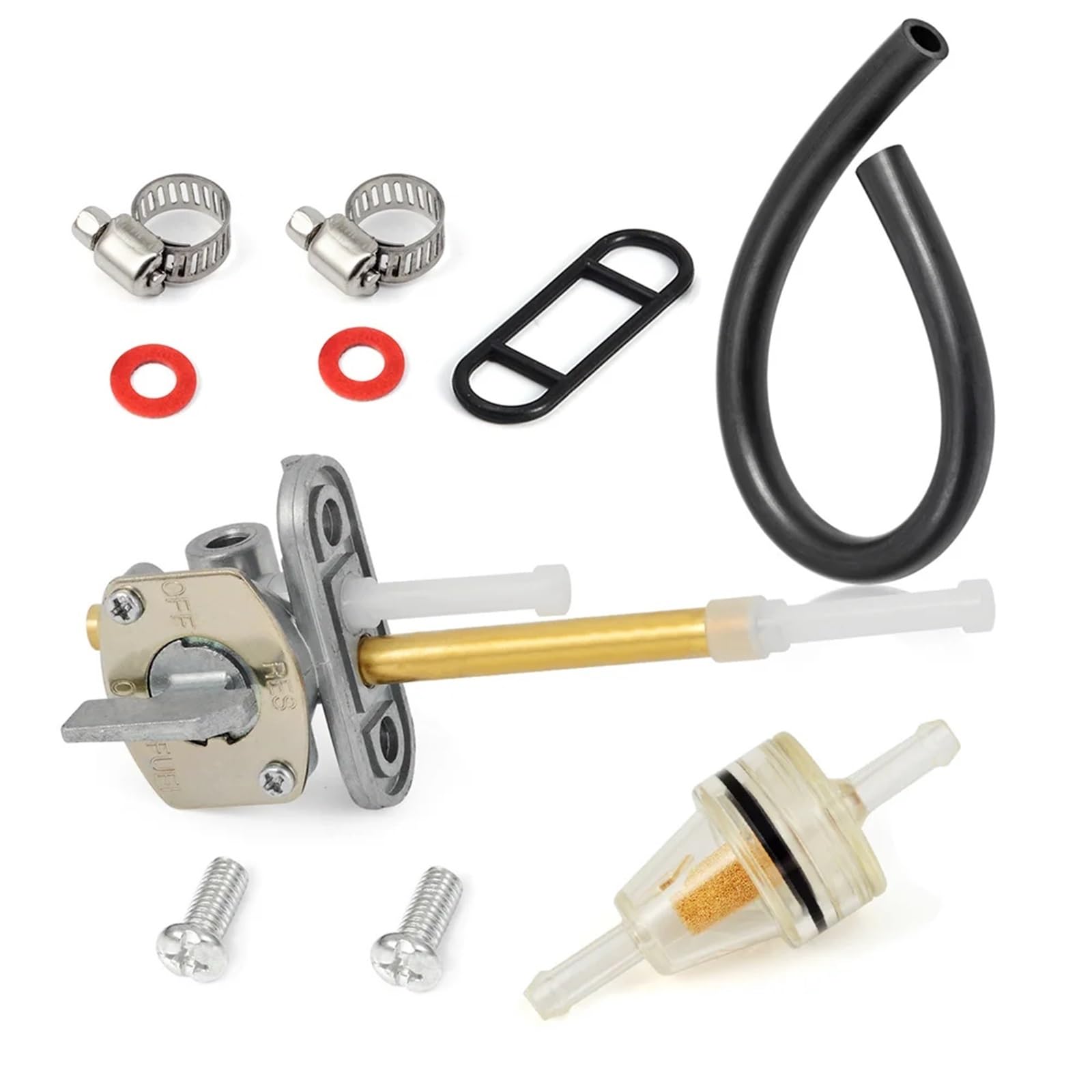 Kit rubinetto valvola carburante Big Bear 350 1987-1999 Kodiak 400 4WD 1993-1999 YZ125X 2020-2022 YZ250X 2016-2022 Rubinetto del carburante