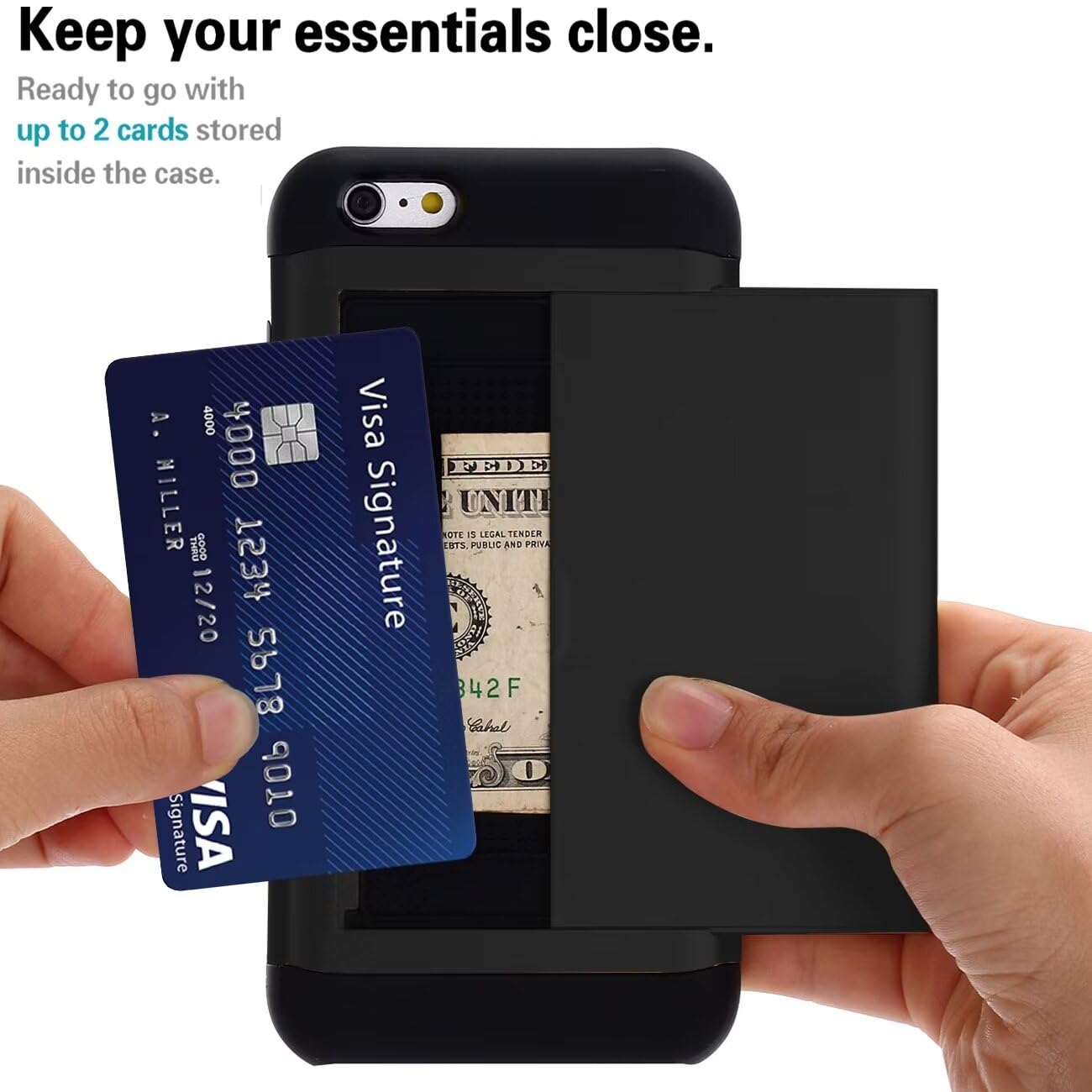 Amazon.com: Ueokeird Case for iPhone 6 Case, iPhone 6S Wallet Case, Card Holder Heavy Duty Protective Dual Layer Shockproof Hidden Card Slot Slim Phone Cover Cases for iPhone 6 Black : Cell Amazon.com: Ueokeird Case for iPhone 6 Case, iPhone 6S Wallet Case, Card Holder Heavy Duty Protective Dual Layer Shockproof Hidden Card Slot Slim Phone Cover Cases for iPhone 6 Black : Cell