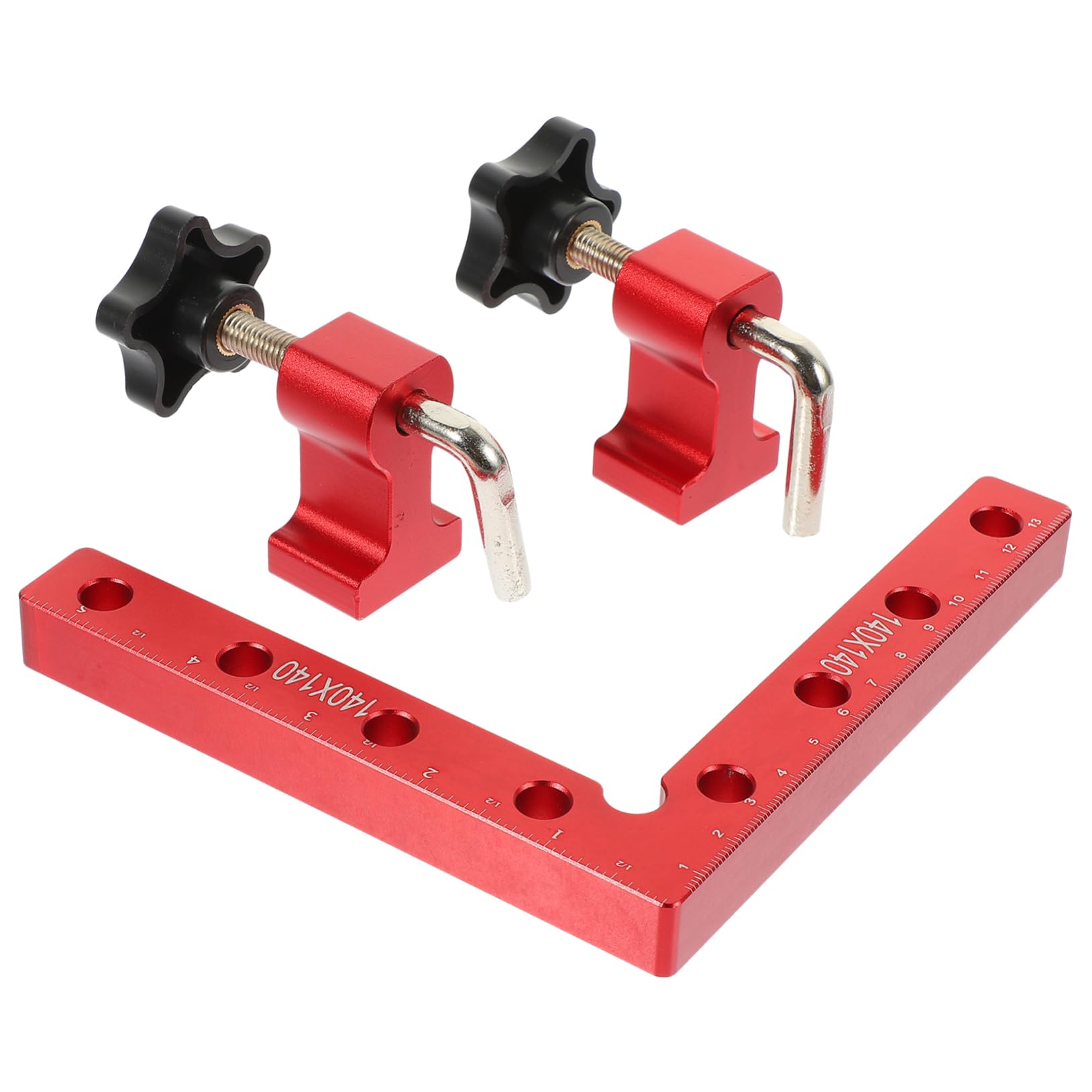 Mipcase Woodworking Degree Clamp Set Precision Right Angle Ruler Aluminum Alloy Square Tool Cabinet Clamps