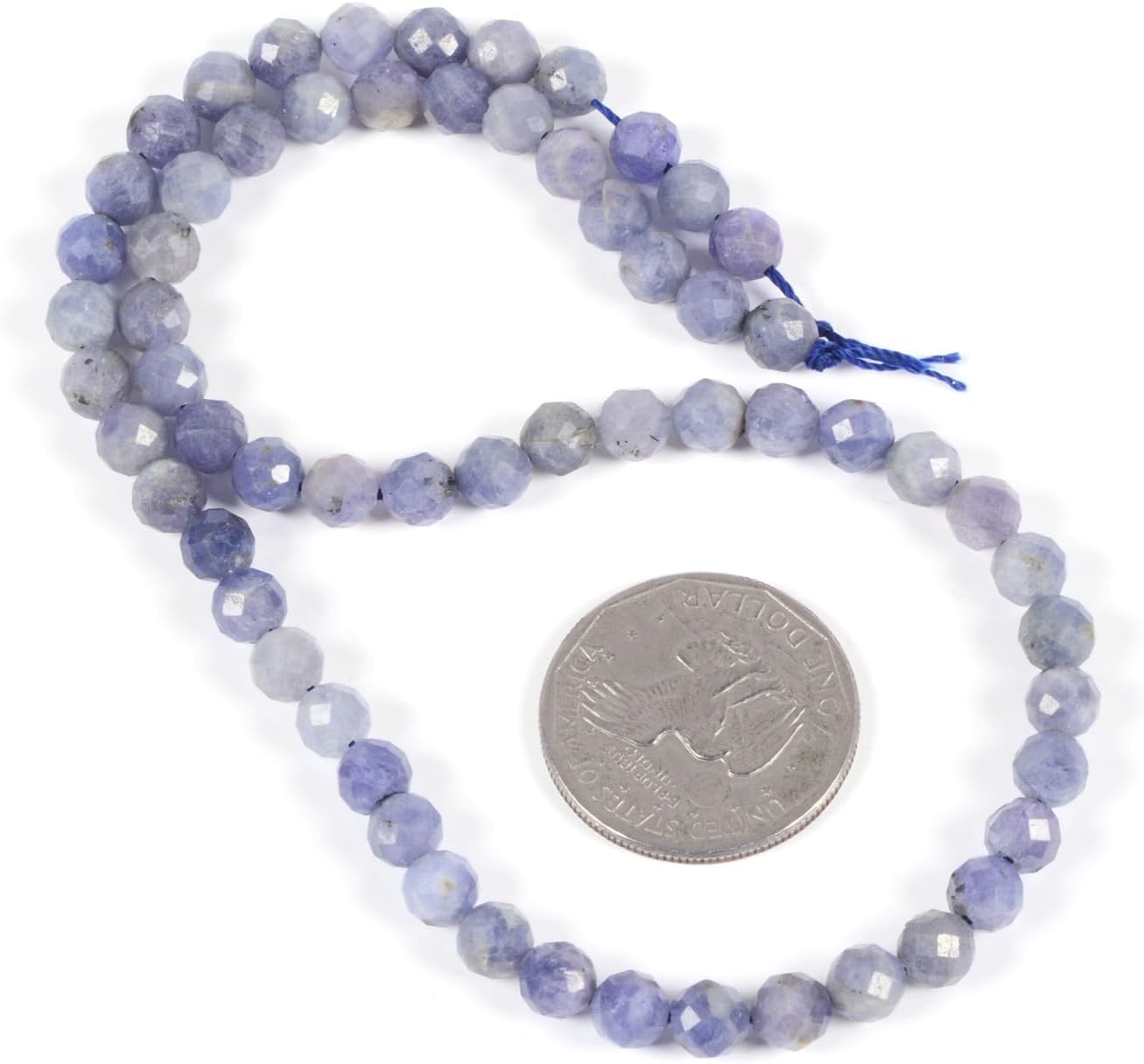 6mm Tanzanite Faceted Gemstone Round Loose Beads Strand 15.5-16" DIY Jewelry Making