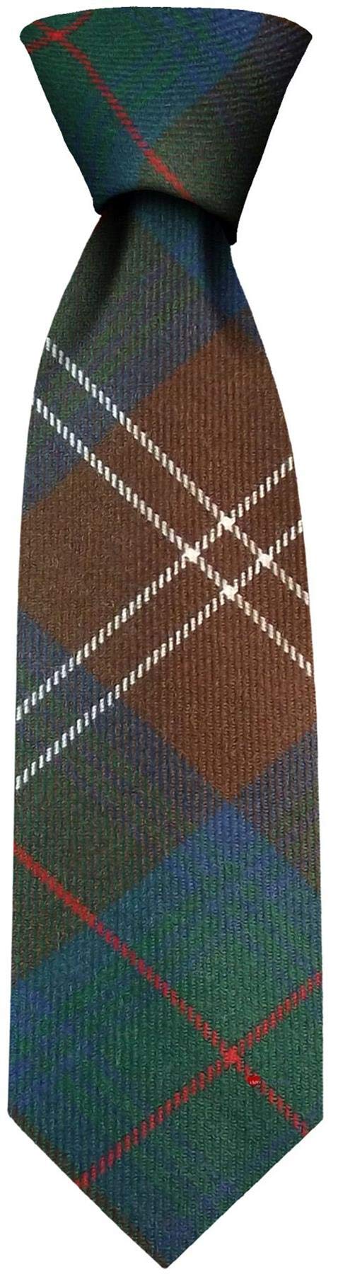 Cravate écossaise en tartan Chisholm Hunting léger tissée avec précision
