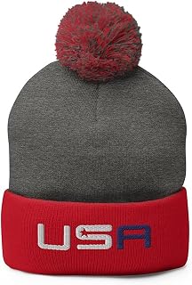 USA Beanie Stocking Cap Team USA Hat Winter Golf Beanie