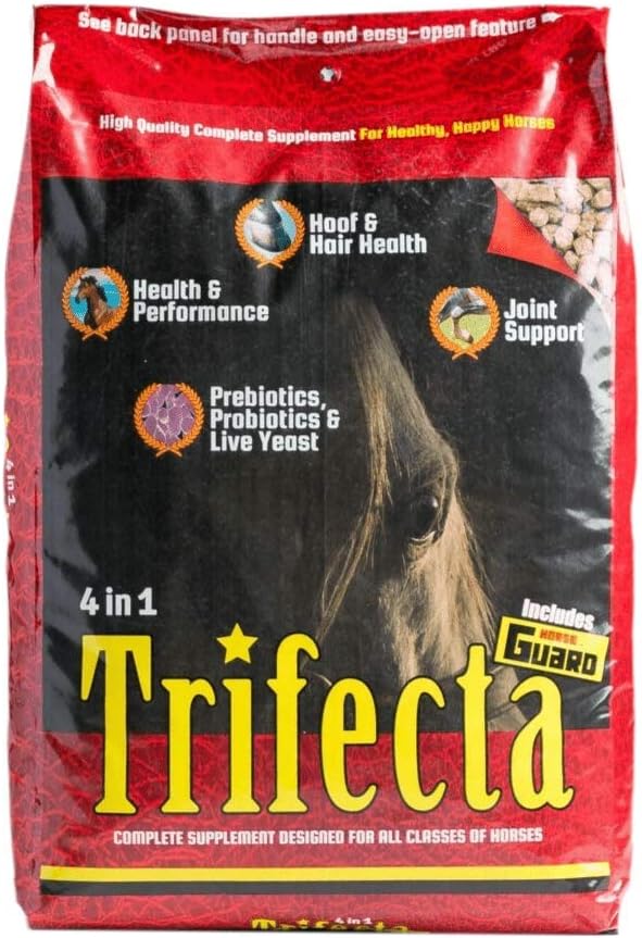 Trifecta 10 lb, 4 Equine Vitamin Minerals in 1 Complete Supplement : Pet Supplies
