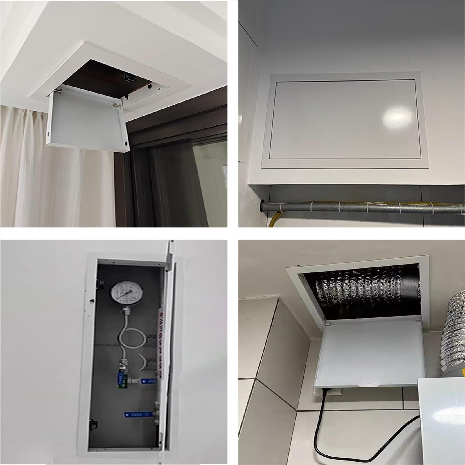 Malowana osłona panelu ściennego do łazienek i układów wydechowych 15 cm x 45 cm panel serwisowy do instalacji wodno-kanalizacyjnych i dostępu elektrycznego w budynkach mieszkalnych