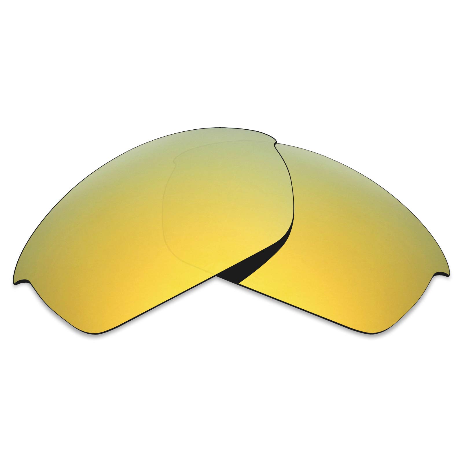 Mryok Men's Polarized - 24K Gold Polarized Replacet Lenses For Oakley Flak Jacket - 24K Gold