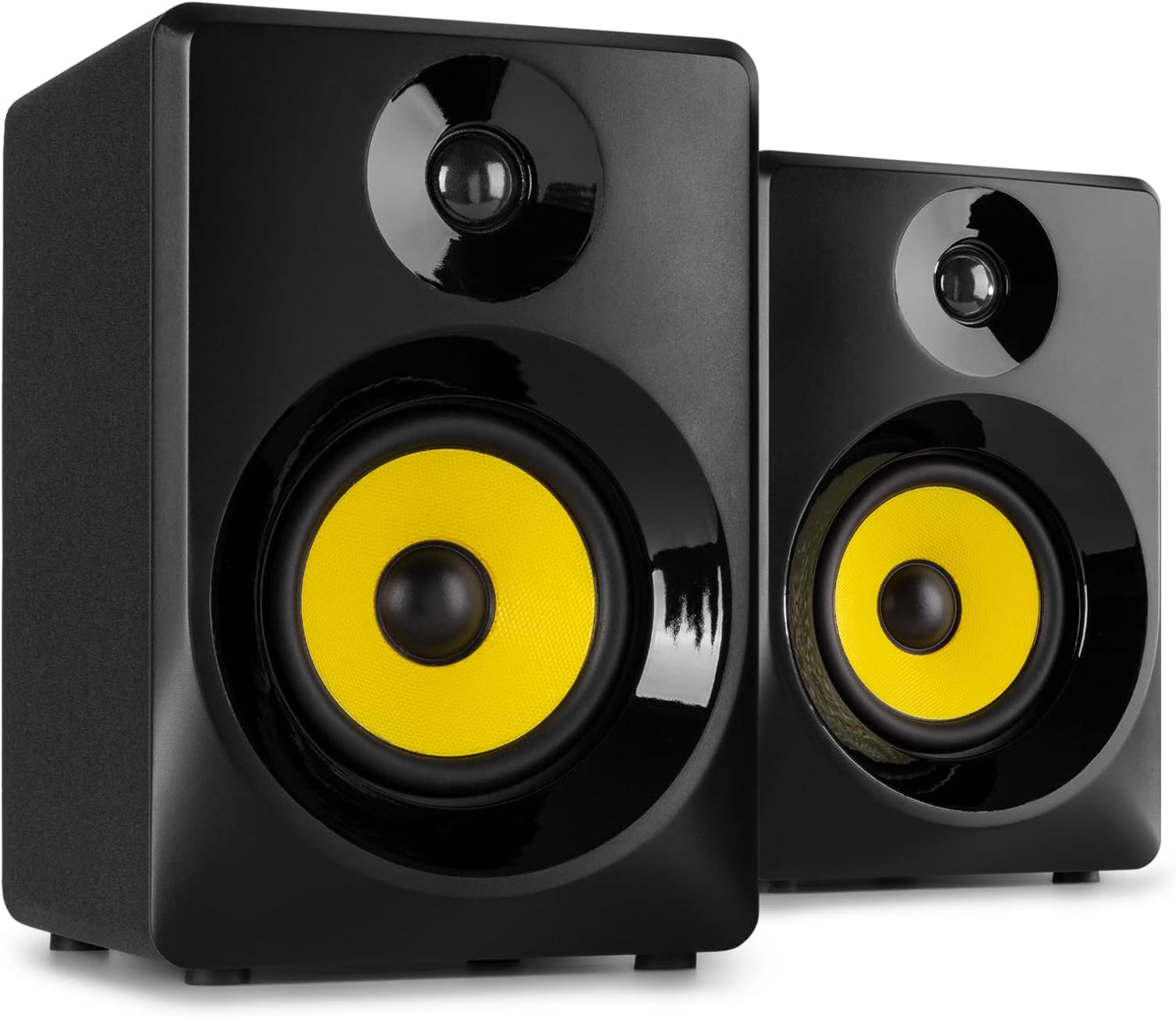 VONYX SMN50B Studio Monitor, Aktiv Lautsprecher Set, 140 Watt, 5 Zoll