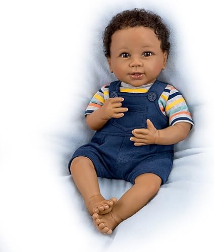 Miniatura 3 de The Ashton-Drake Galleries Linda Murray Just Too Cute Jackson Baby Boy Doll
