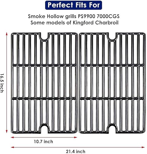 Miniatura 6 de Grisun Funda para parrilla PS9900 para parrilla de gas y carbón, Pit Boss Memphis Ultimate Grill GC7000 DG1100S 4 en 1, rejillas de cocina de hierro