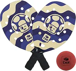 Raquete Beach Tennis, Bel, Kit 2 raquetes e 1 bolinha, Cogumelo