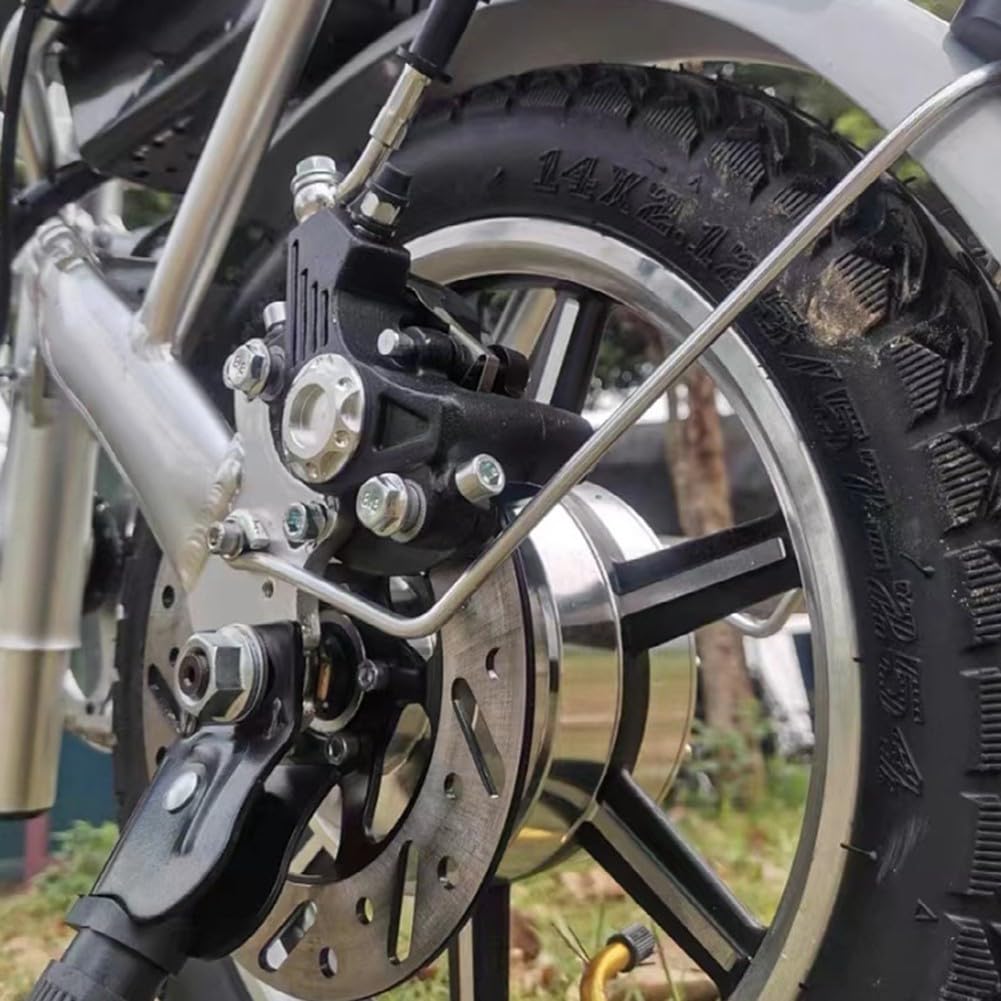 Rotore del freno a disco per bicicletta, 180 mm, 203 mm, con 6 bulloni da 3 mm, ispessito, per bici elettriche e moto elettriche (203 mm, 3,0 mm)