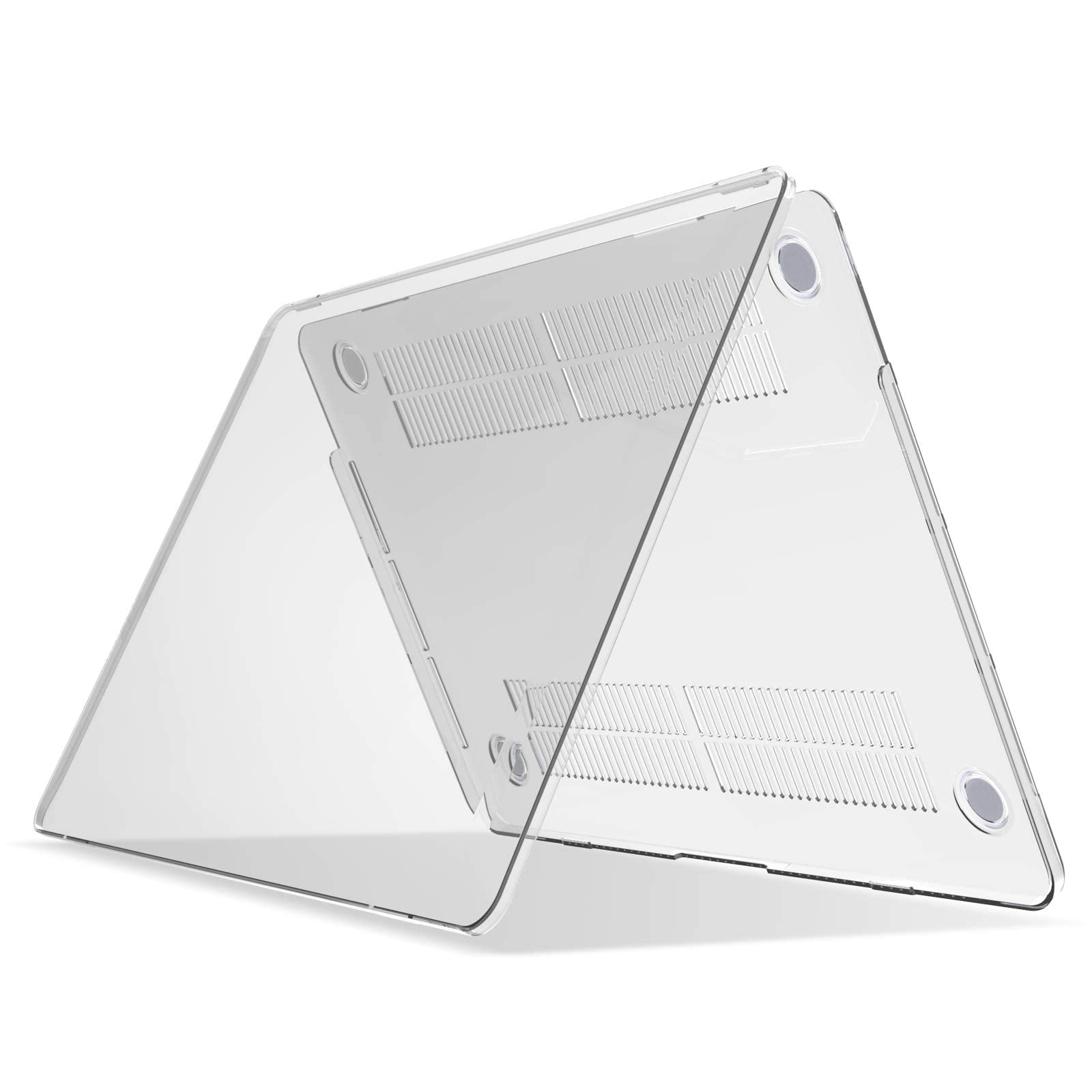 eWINNER Older Version Case Smooth Hard Shell Slim Protective Case Compatible with MacBook Pro 13 Inch 2015-2012 Release Model A1502 A1425 w/Retina Display Rubberized Bottom Cover (Cystal Clear)