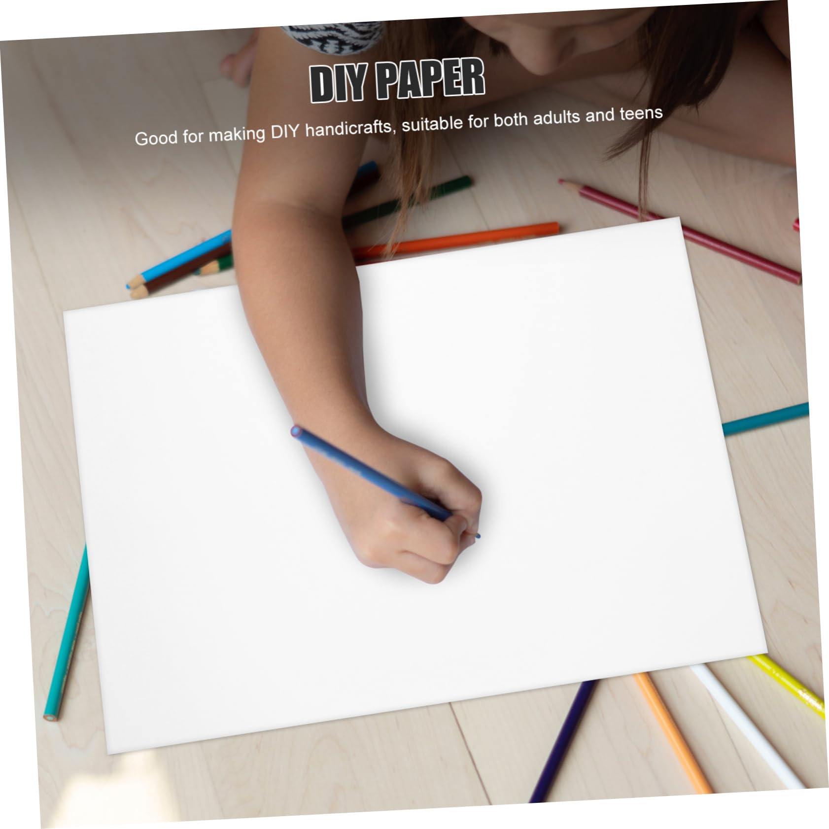 HOMSFOU 50pezzi Cartoncini Cartone Per Origami Fai Da Te Materiale Per Lavoretti e Lavori Creativi Per Casa e Scuola