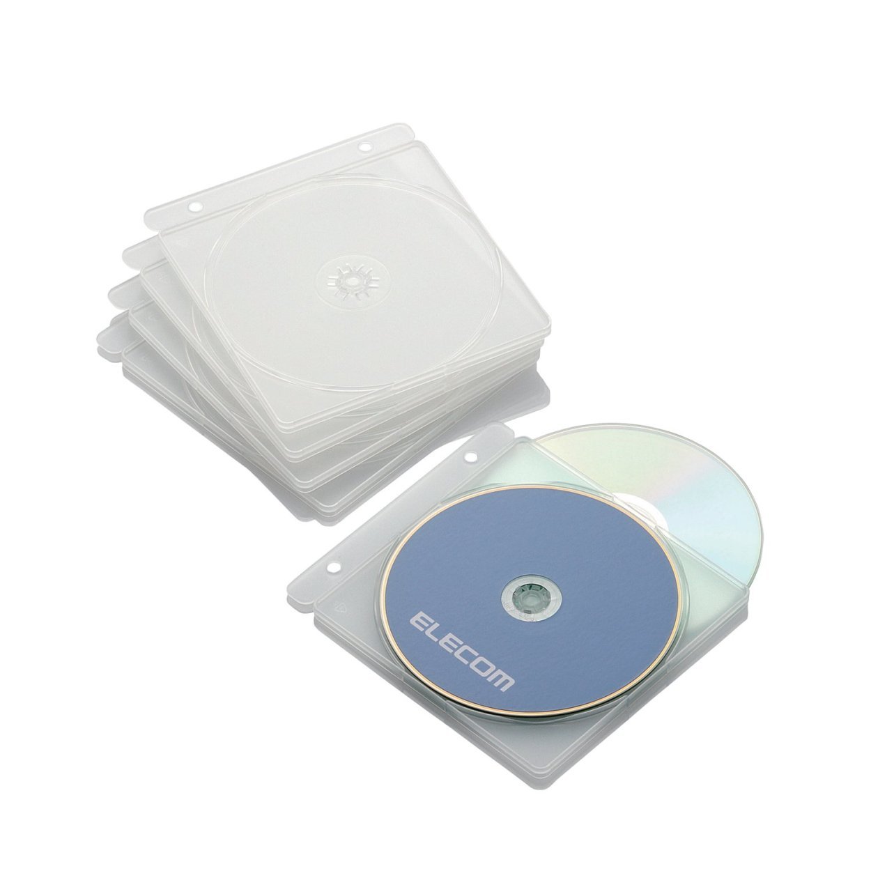 Amazon.co.jp: エレコム ディスクトレイ バインダー対応 5枚