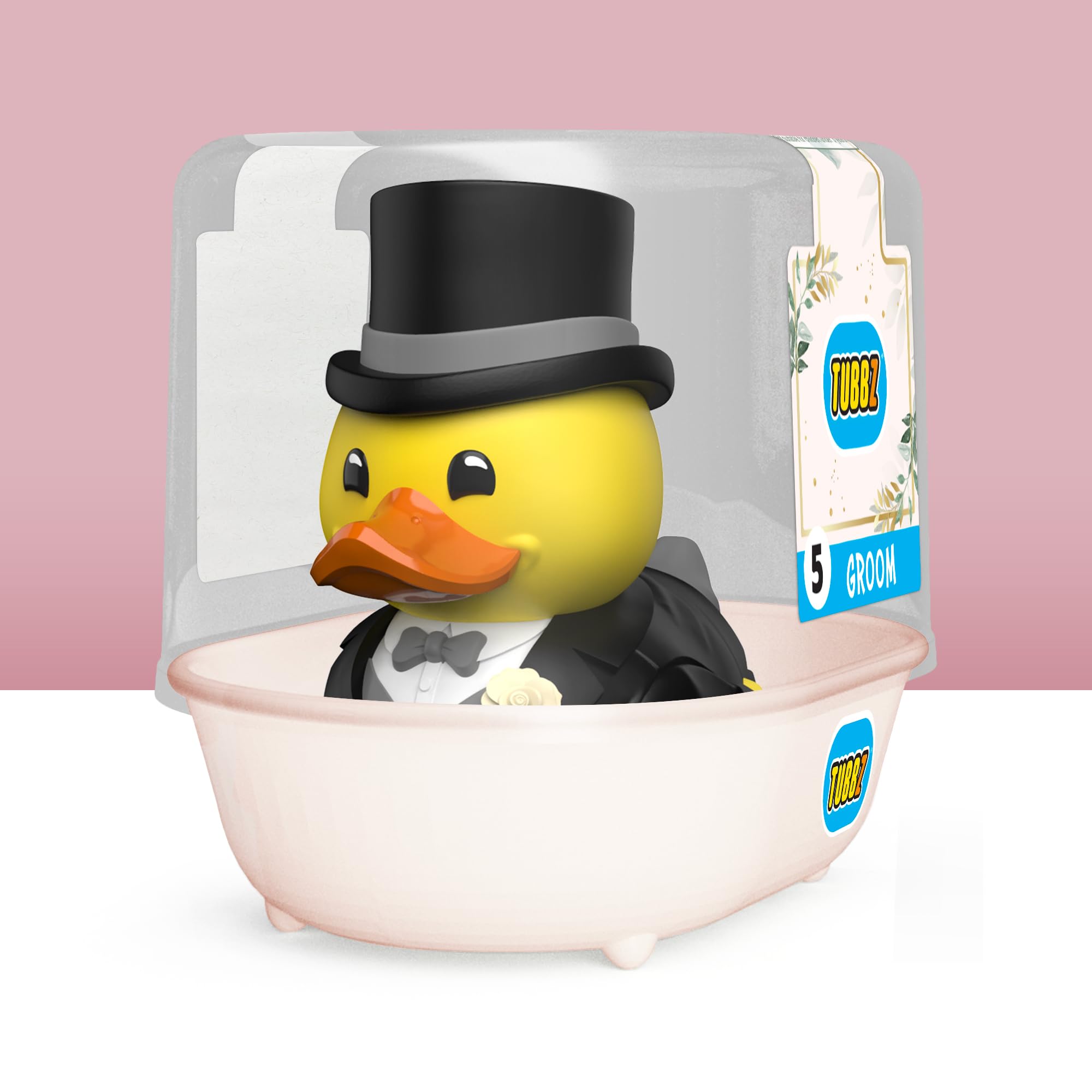TUBBZ First Edition Groom Collectible Vinyl Rubber Duck Figure - Official Numskull Merchandise - Wedding & Novelty Gifts - Image 3