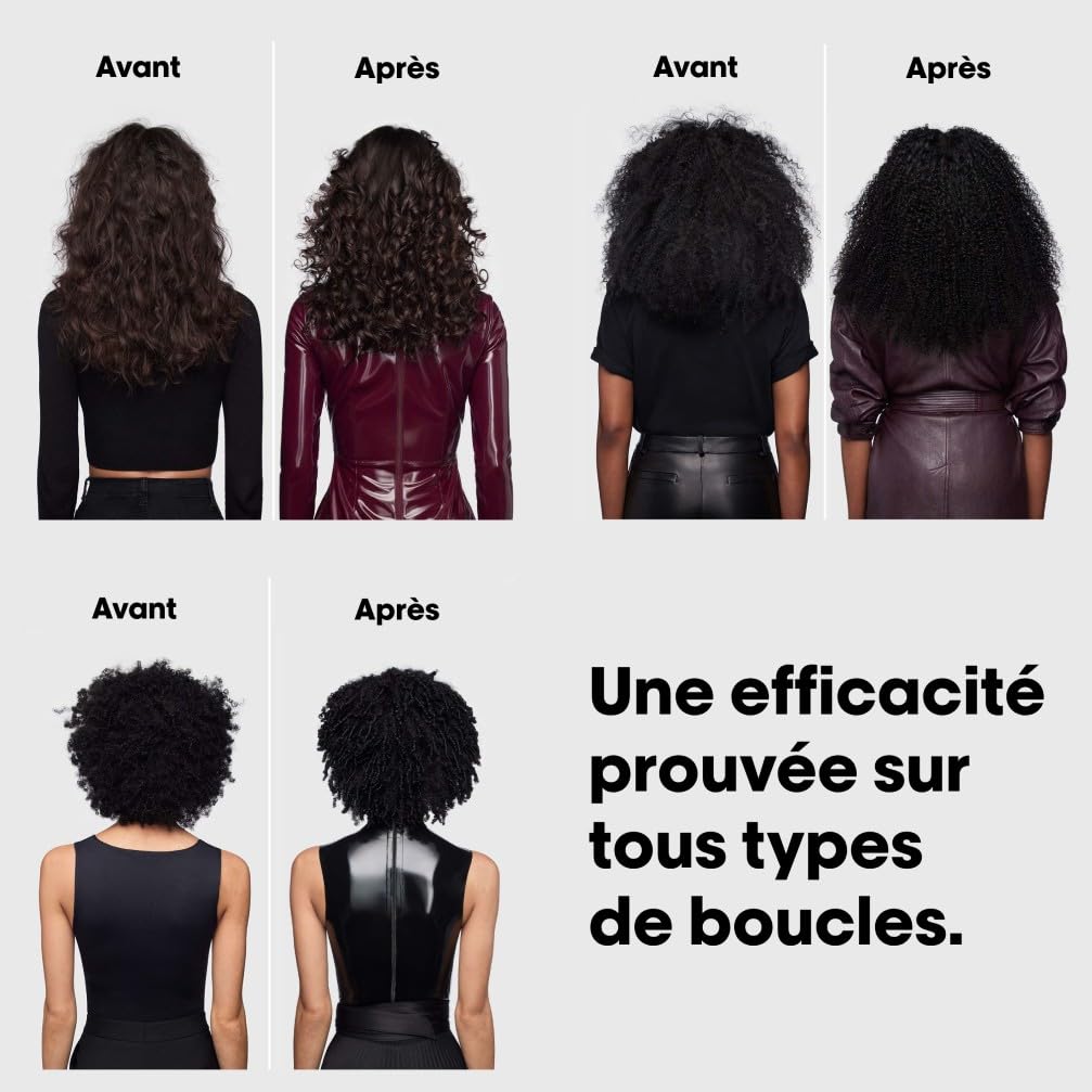 L'OREAL PROFESSIONNEL - Masque Hydratant Intensif - Cheveux Bouclés, Frisés & Crépus - Hydrate Intensément Sans Alourdir & Démêle - Sensation de Légèreté - 250 ml