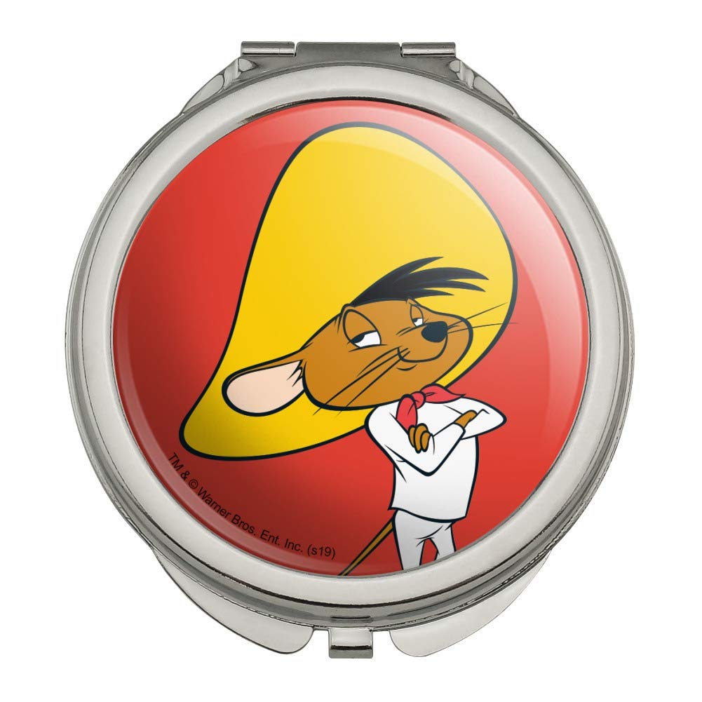 GRAPHICS & MORE Looney Tunes Speedy Gonzales Compact Travel Purse Handbag Makeup Mirror
