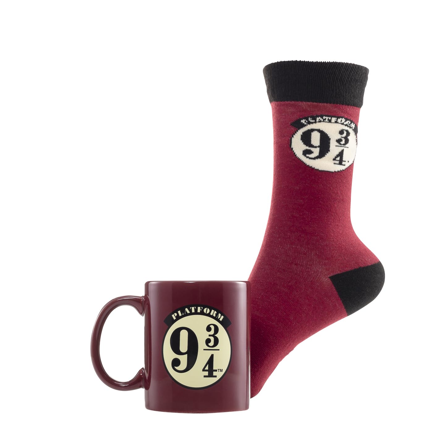 Pyramid International Harry Potter (Platform 9 3/4) Mug & Sock Gift Set, 11oz/312ml Mug, One Size Socks, Colour - Image 2
