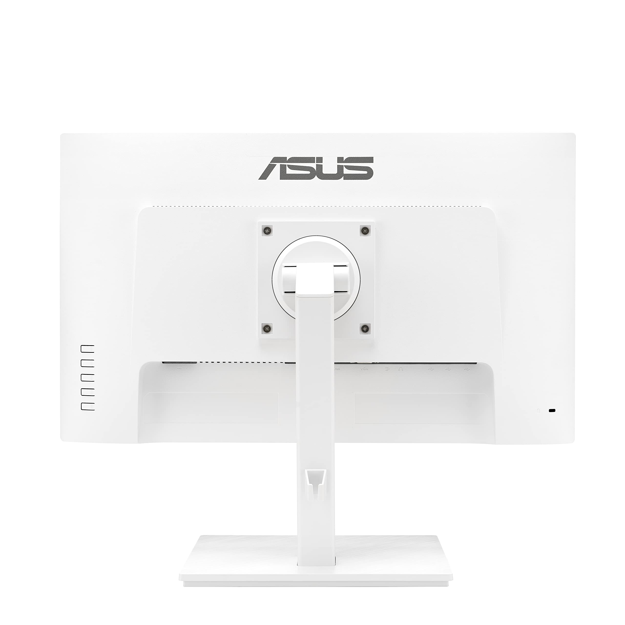 ASUS VA24EQSB-W Monitor Business 24, Full HD, IPS, 75 Hz, Tecnologia Adaptative-Sync a Basse Luci Blu Anti-Sfarfallio, Design Ergonomico Senza Cornice, Montabile a Parete, Bianco