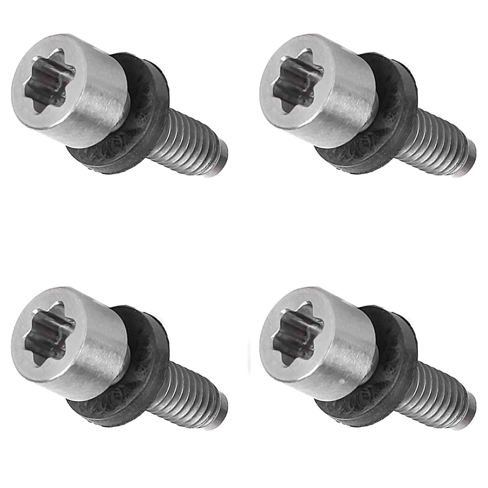 Gofotu 4pcs/6pcs Golf Weight Screw Compatible with Taylormade M3 M4 M5 M6 SIM SIM2 R15 Stealth2, Stealth,BRNR Mini Driver Qi10 Shaft Adapter Sleeve (4pcs Screws)