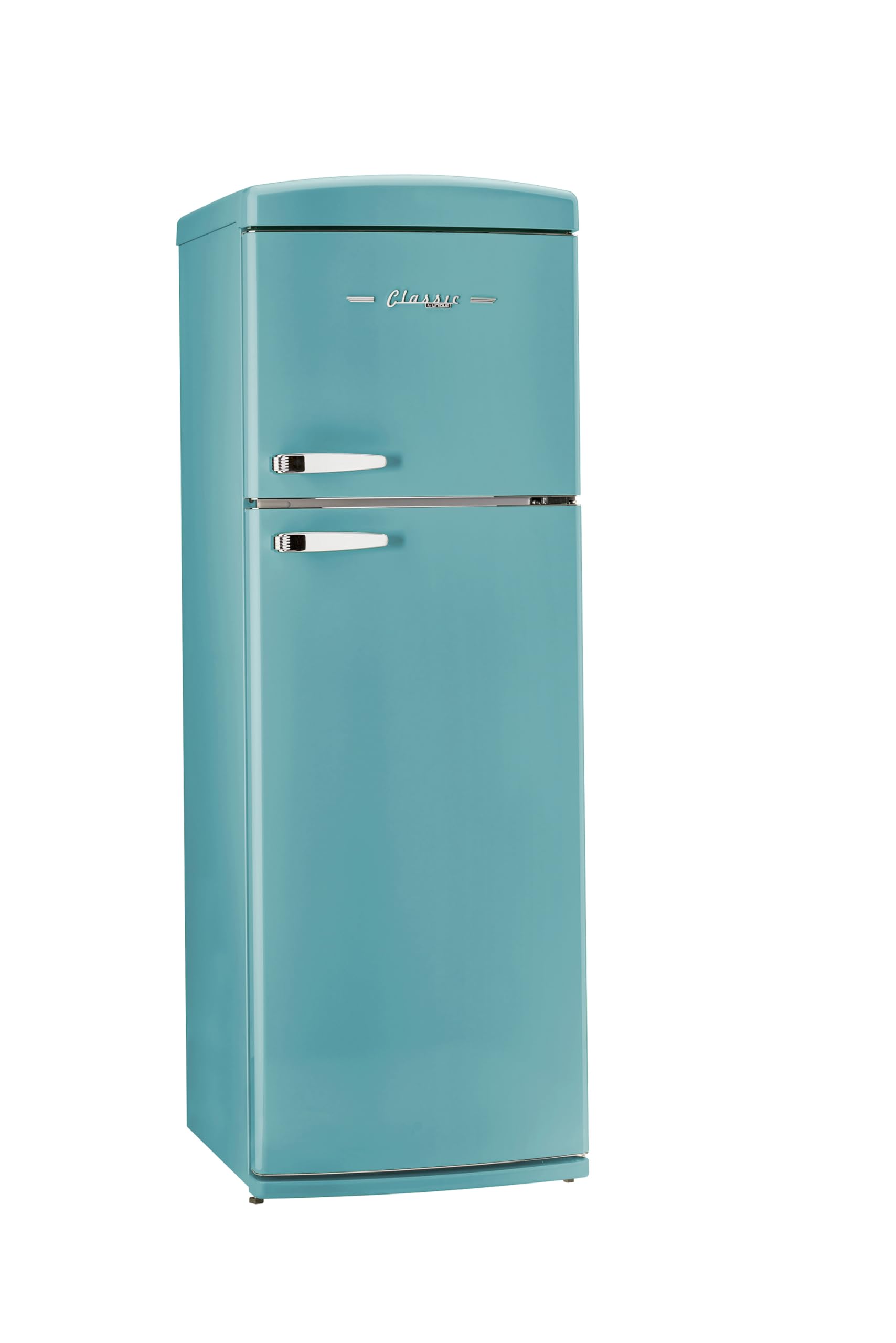 Unique Appliances Classic Retro 11 cu.ft. Top Freezer Refrigerator - Ocean Mist Turquoise on Fridge.com