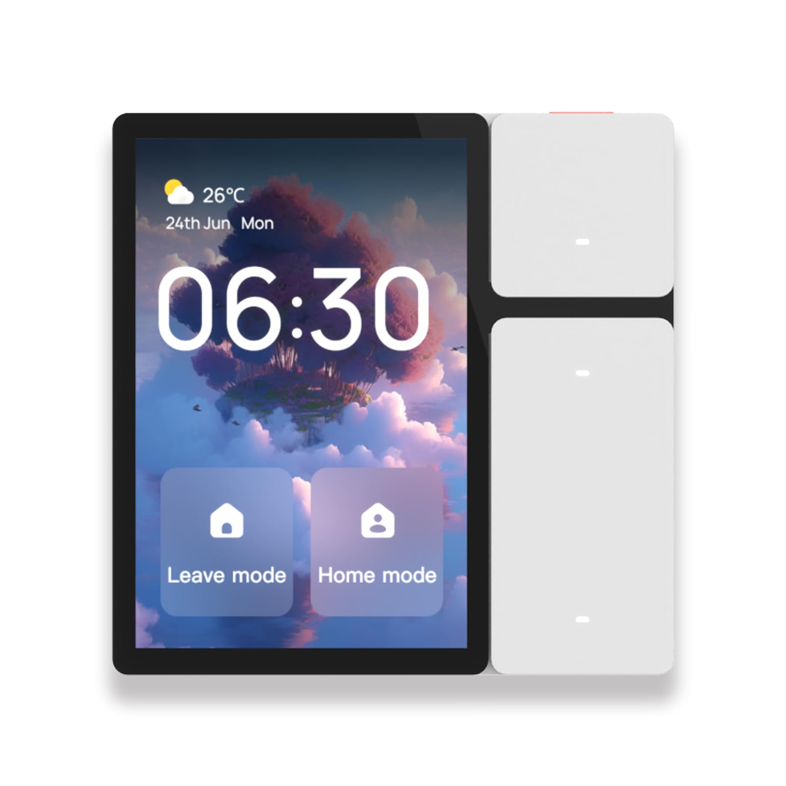 MOES 3.5'' Smart Home Display, All-in-One Control Panel, Integrated BLE & Mesh Hub, IR Remote Control