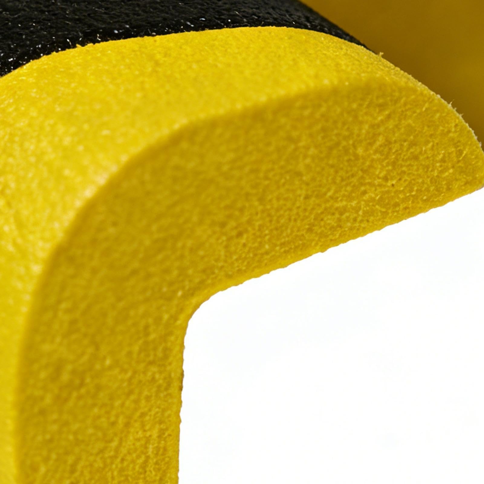 Industrial Foam Corner Guard, Yellow and Black Hazard Warning Strip for Factory Machines, Red and White Safety Bumper for Garage Shelving, Thick Soft Cushion for Wood Tile Metal Surfaces — view 9