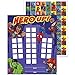 Eureka Back to School Marvel Avengers ''Hero Up'' Mini Reward Charts for Kids with Stickers, 736pc, 5'' W x 6'' H