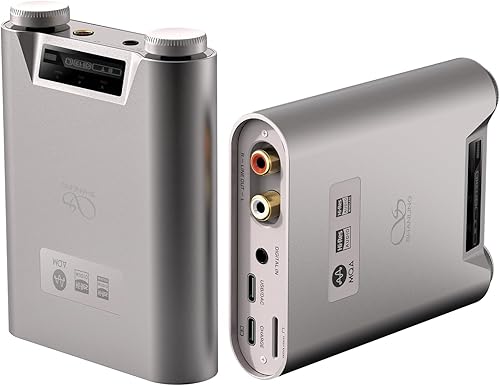 SHANLING H5 DACAMP portátil, reproductor de música de alta fidelidad, amplificador de auriculares, doble AK4493SEQ DAC, 768 kHz  32 bits, DSD512,