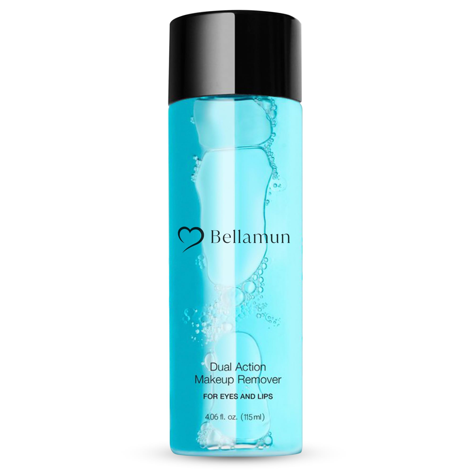 Bellamun Dual Action Makeup Remover - Gentle Two-Phase Formula - Vegan Glycerin Enriched - Hydrating & Softening - Paraben & Sulfate-Free - Made in USA