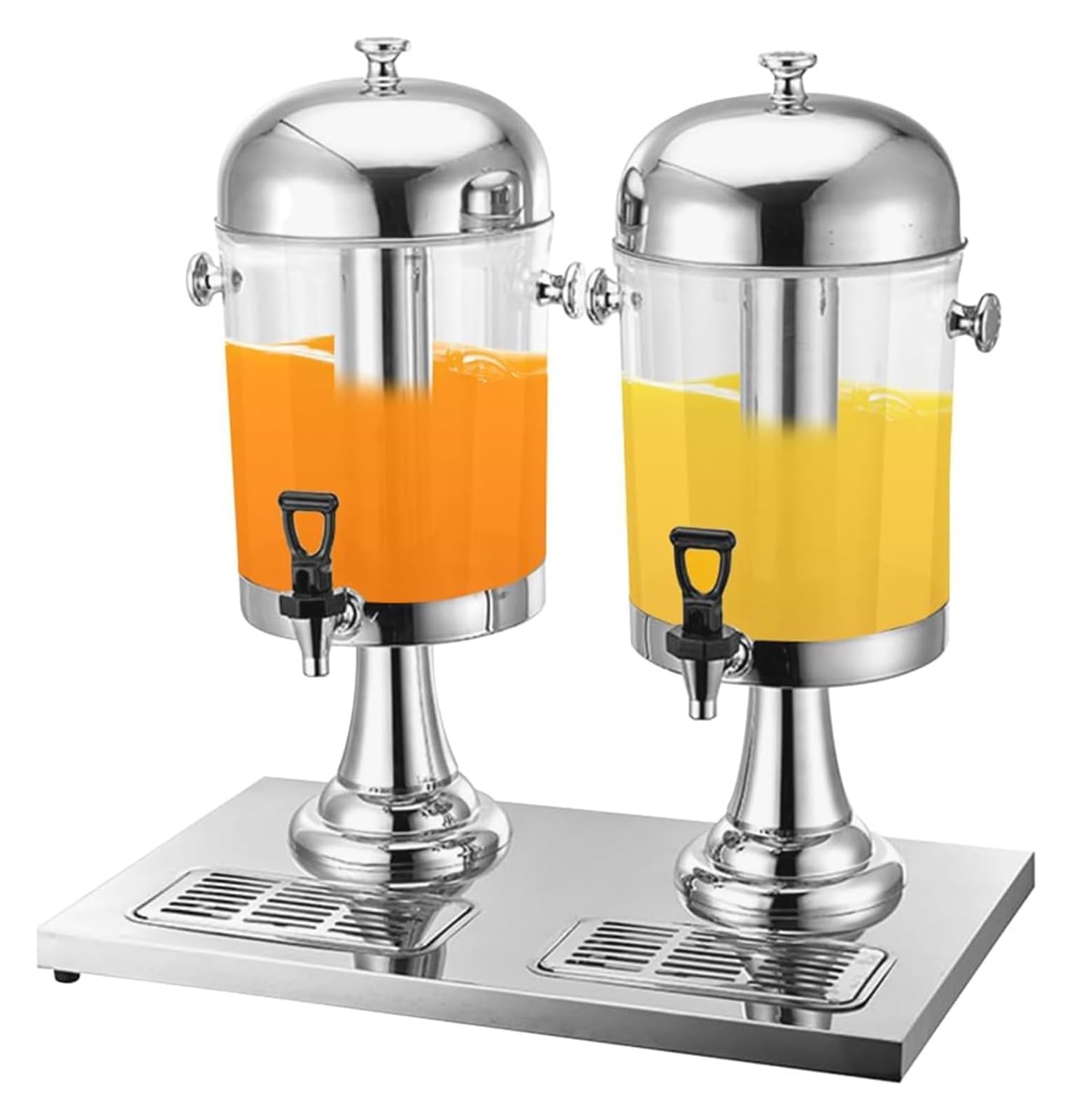 asdchZen Drink Dispenser Hot Cold Drink Dispenser With Ice Core Container, Drip Trays And Spigot For Buffet Catering Cold Drinks And Beer,One Color-16L